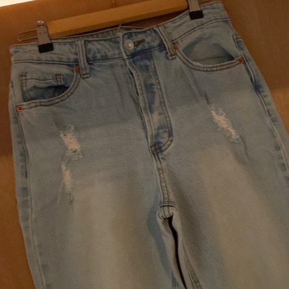 Distressed SONG jeans with patching - Picture 2 of 7